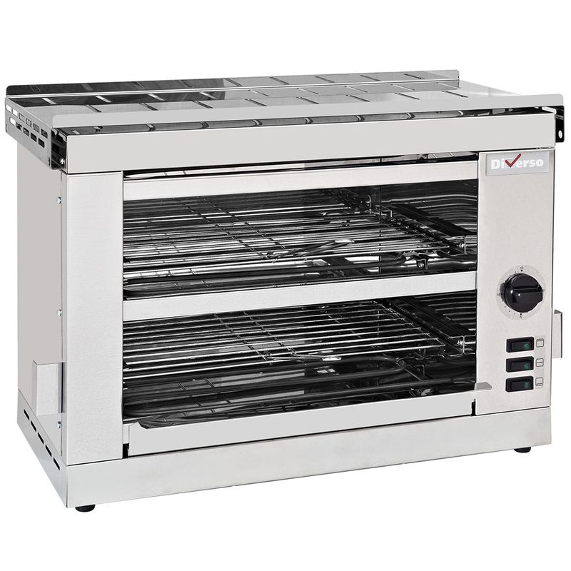 Toaster-salamander 2 verdiepen, met timer