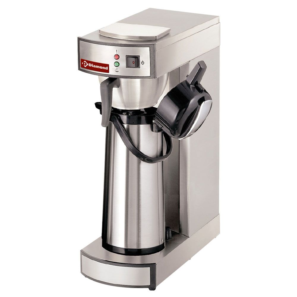 Koffiepercolator - 1 groep met thermos 2,2 Lit. - Halfautomatisch