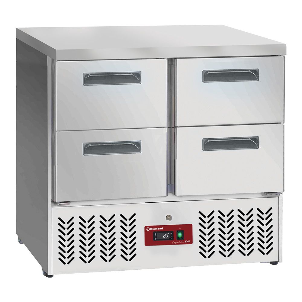 Koeltafel 4x 1/2 laden GN 1/1