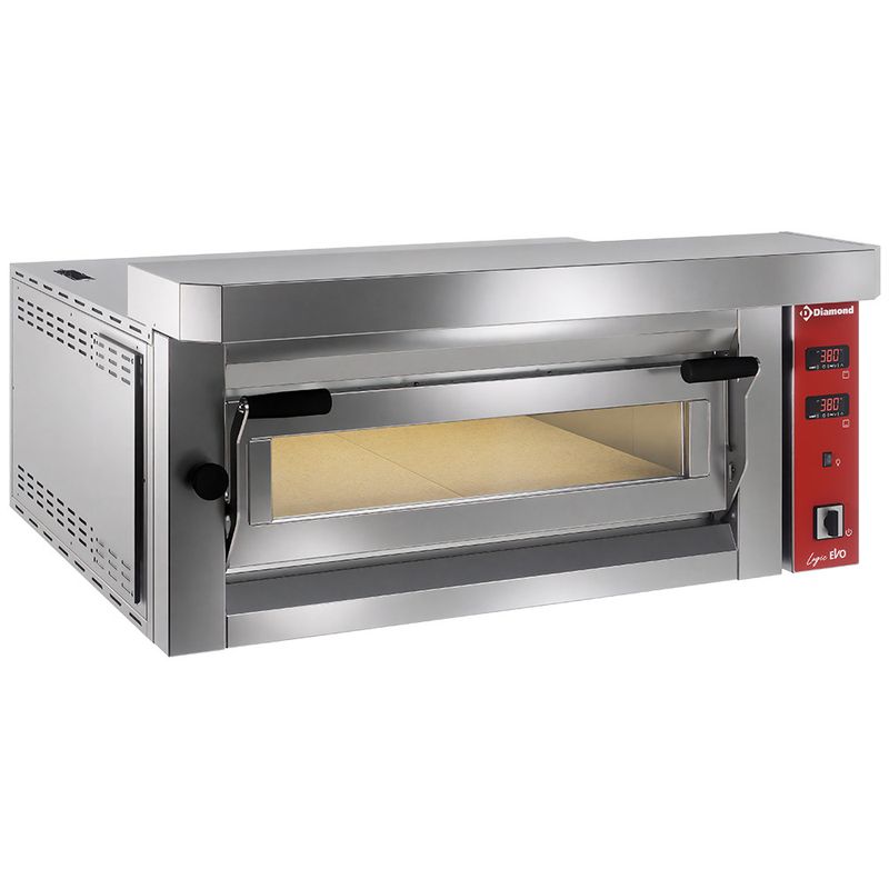 Elektrische pizzaoven, 4 pizzas 350 mm - FULL vuurvaste steen