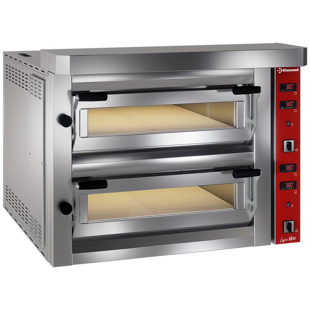 Elektrische pizzaoven, 2x 4 pizzas
