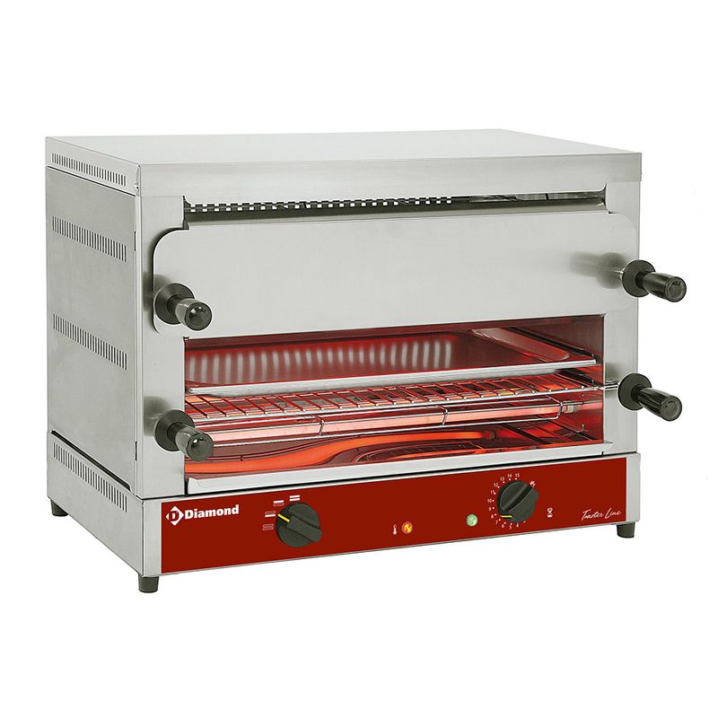 Elektrische toaster-salamander GN 1/1, 2 verdiepingen (520x320), met &quot;Quartz&quot;