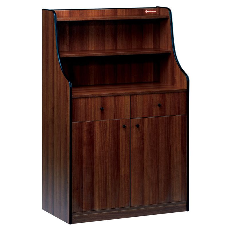 Dienstmeubel, 2 bestekladen, 2 deuren &quot;Wengé&quot;