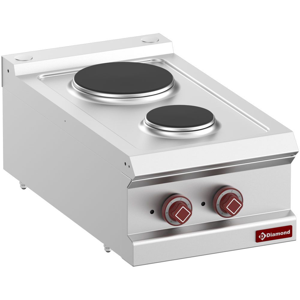 Elektrische kookplaat 2 ronde platen -Top-