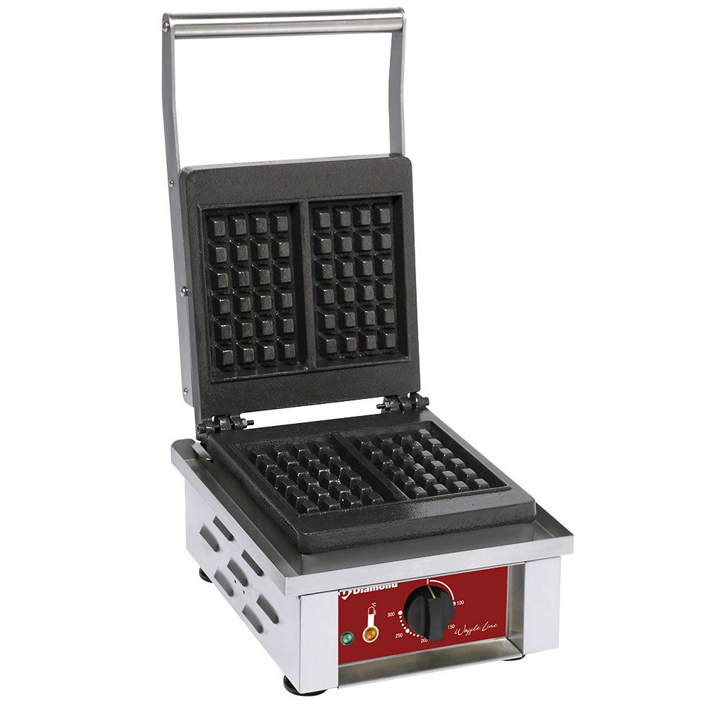 Elektrisch wafelijzer 2 platen "type Luik 4x6"