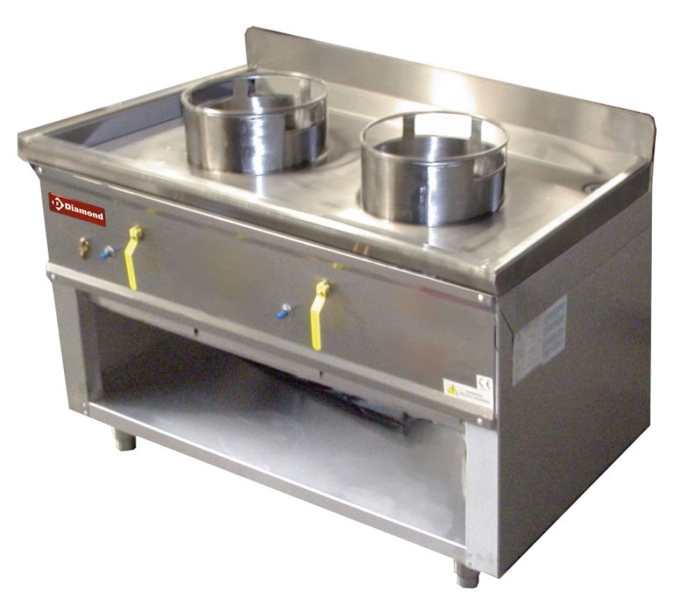 Wok-fornuis 2 branders