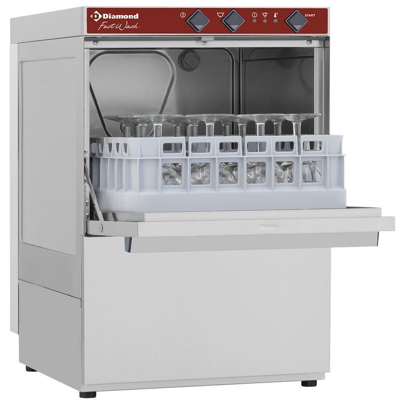 Glazenwasser, vierkante mand 350x350 mm