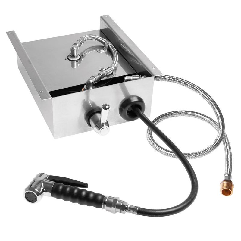 Sproeier met automatische haspel 1,8m.