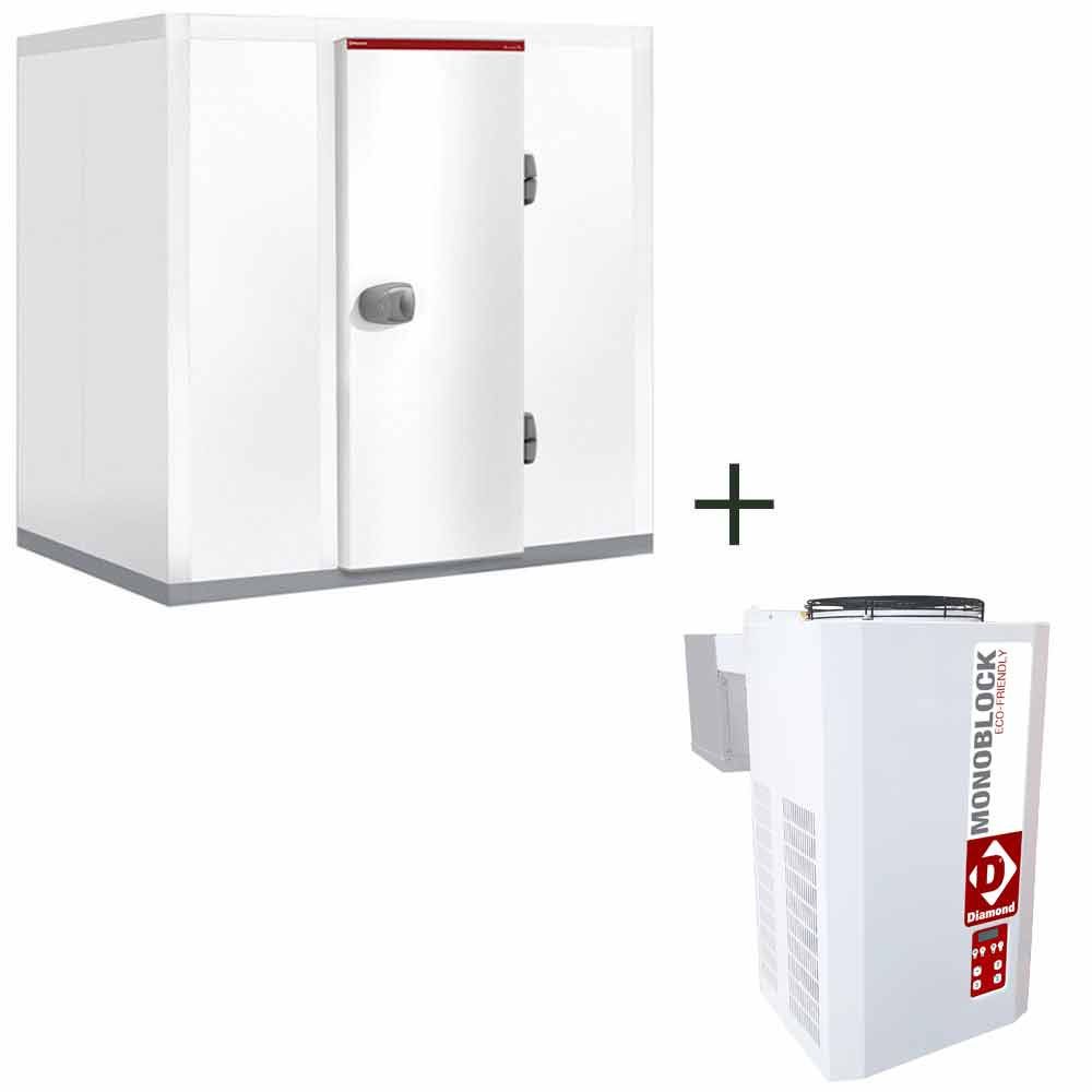 Geheel koelkamer T° -5° +5° samengesteld uit :