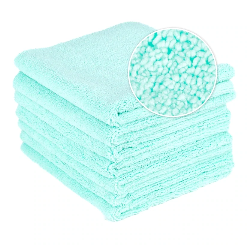 Microfiber towel Prime 350 (cyan) 40×40cm