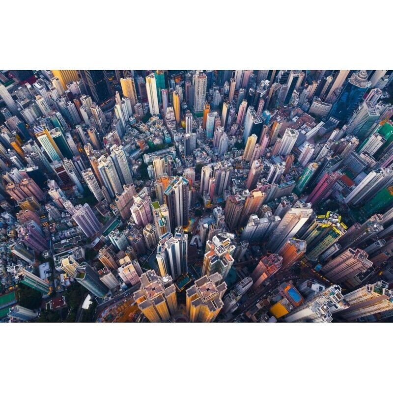 VUE AÉRIENNE D'IMMEUBLE