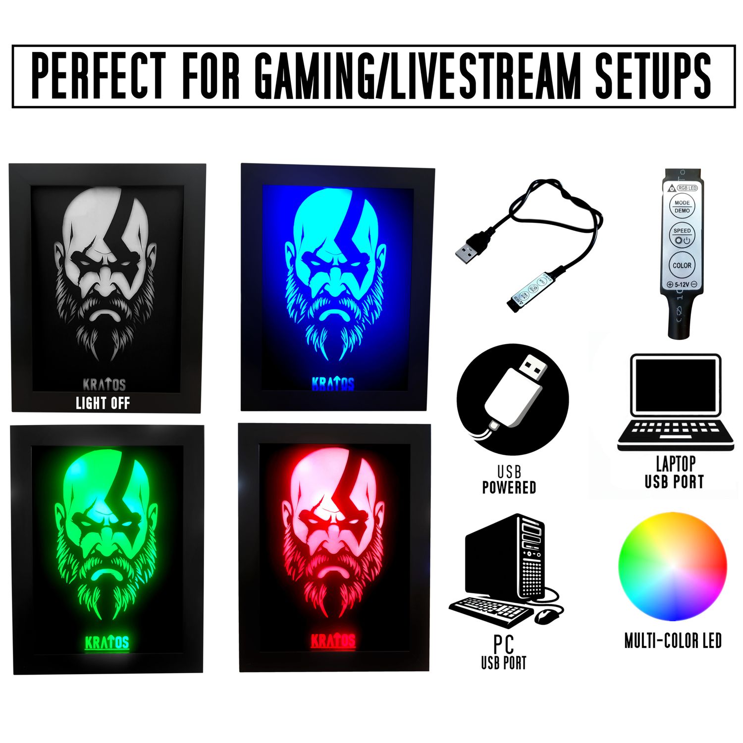 Kratos – Bring the God of War to Your Gaming Setup