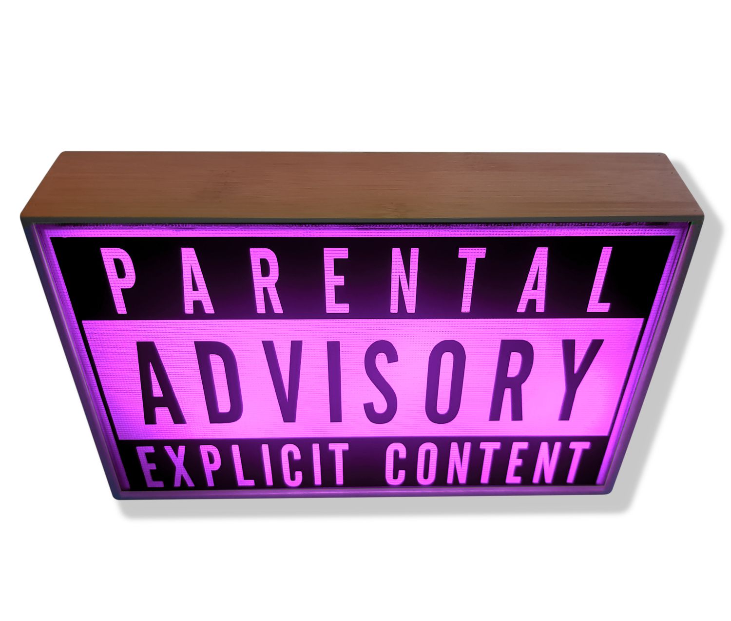 Iconic Parental Advisory Lightbox!