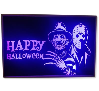 Freddy Jason Illuminated Halloween Decor