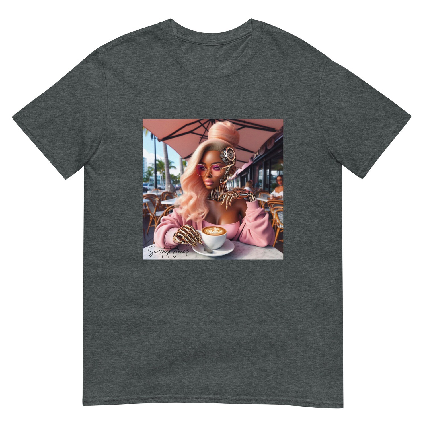 Cyber Latee: Pink Theory- Short-Sleeve Unisex T-Shirt