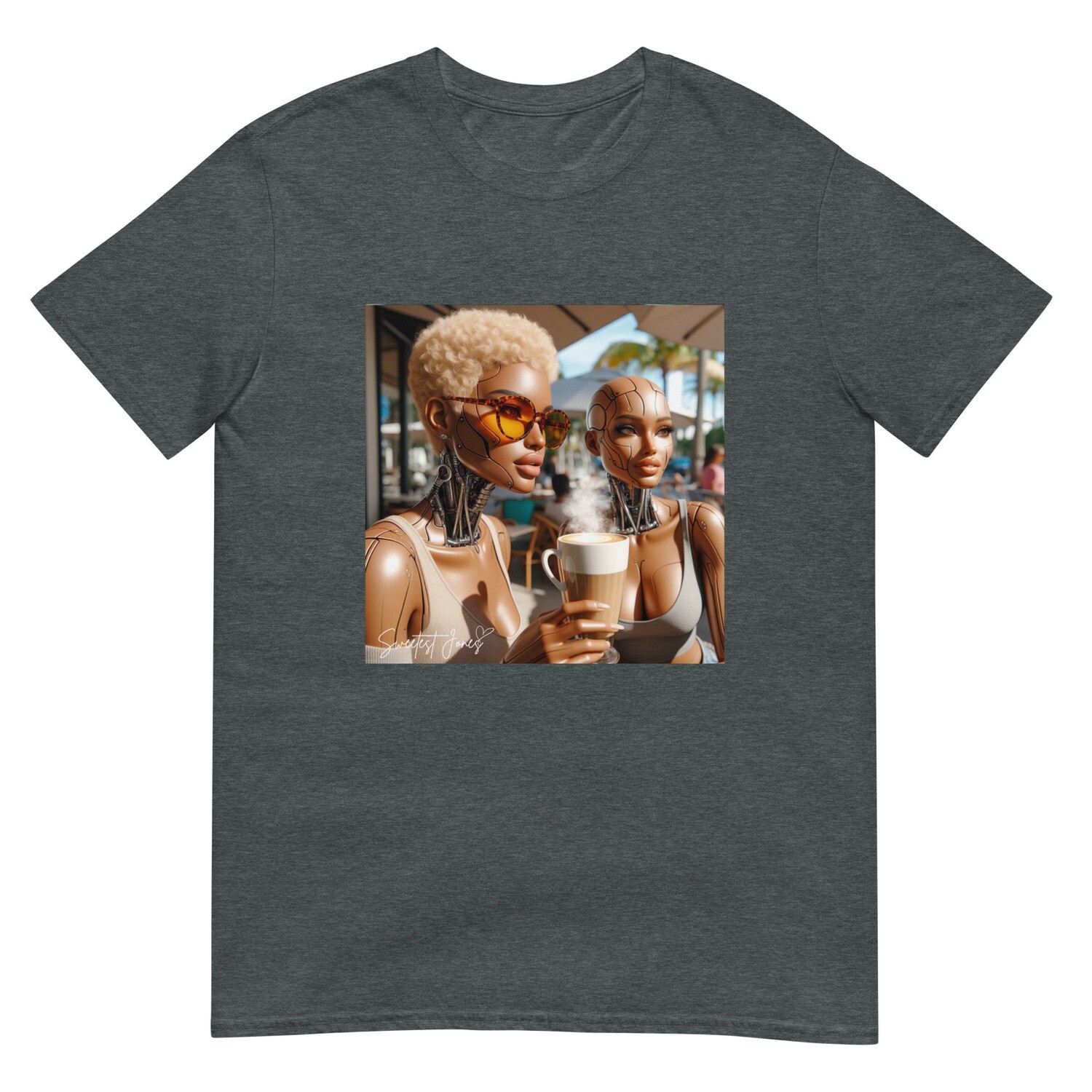 Cyber Latee: Bestie Energy- Short-Sleeve Unisex T-Shirt