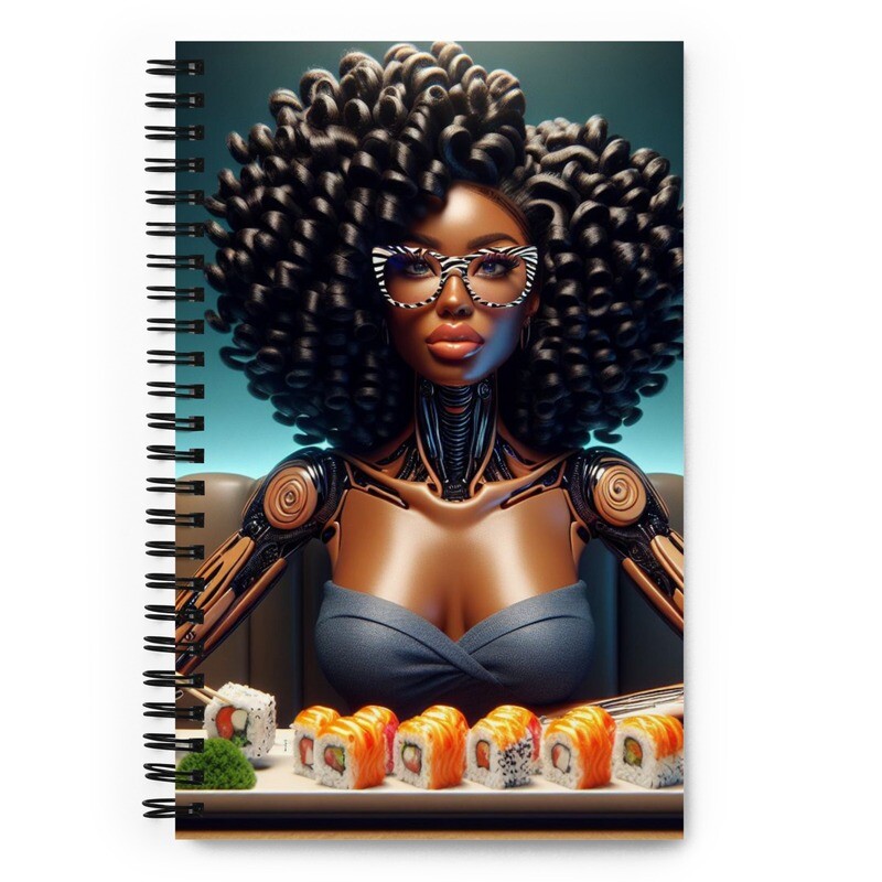 SassySushi- Spiral notebook