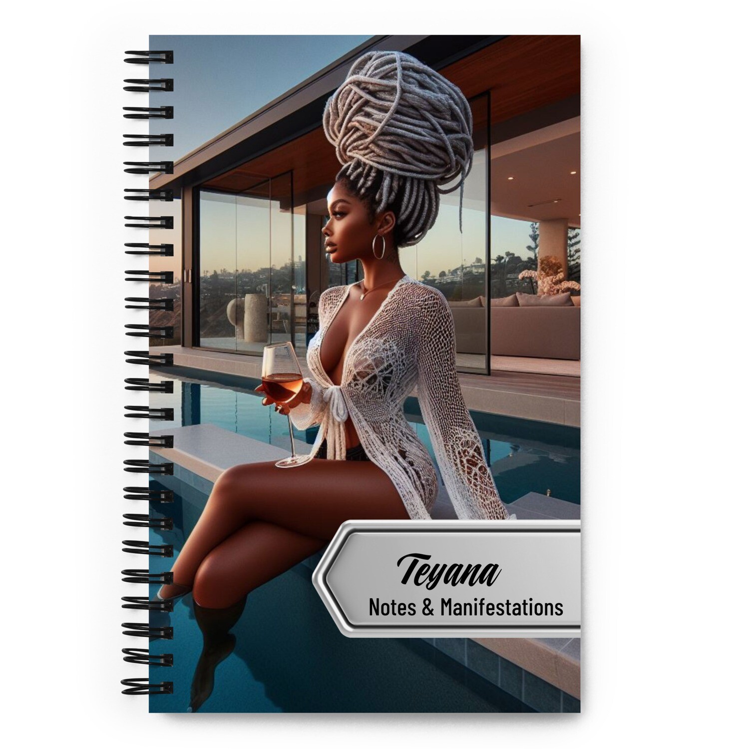 Notes &amp; Manifestations Spiral Notebook : Vibe 4