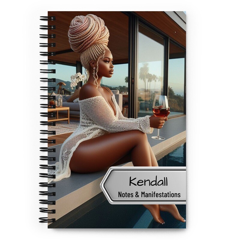 Notes &amp; Manifestations Spiral Notebook : Vibe 5