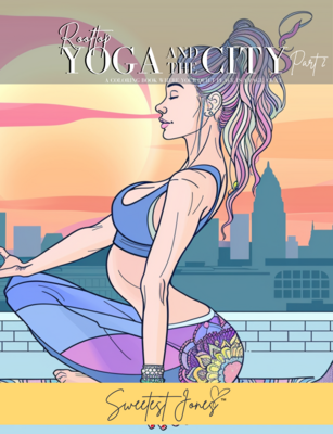 Rooftop Yoga and the City (Pt 2): A coloring book where your quiet place is a page away