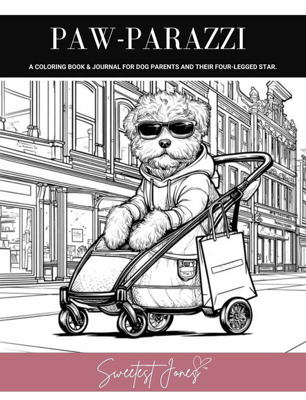 Paw-Parazzi: A Coloring Book &amp; Journal for Dog Parents and Their Four-Legged Star.