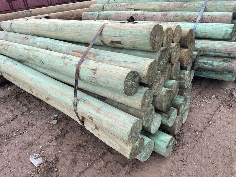 10" x 10' Round Fence Post Bundle