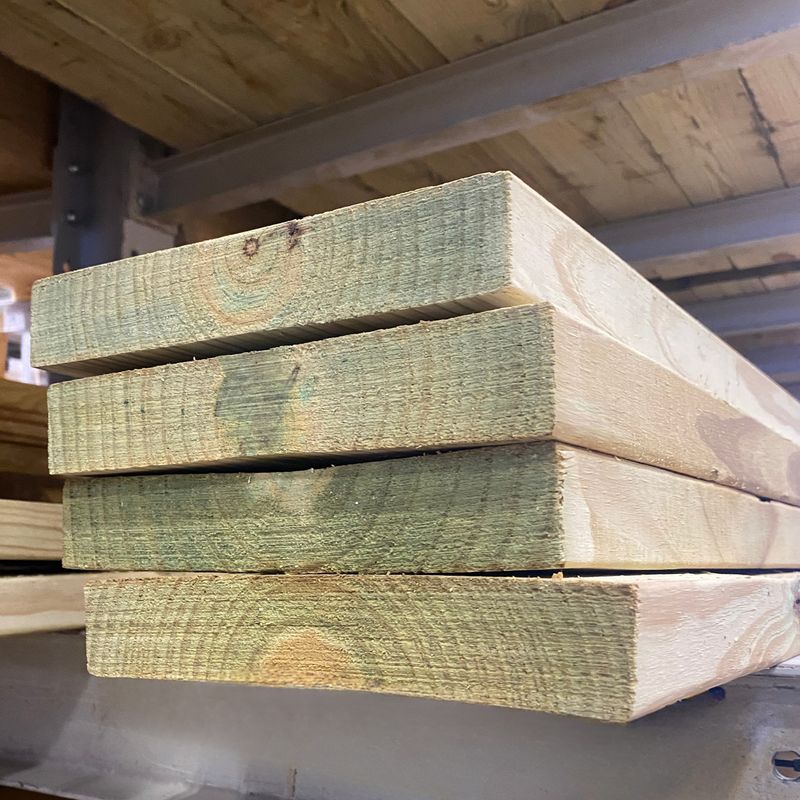 2in x 10in #2 Pine Fresh Water Submersion Treated Lumber