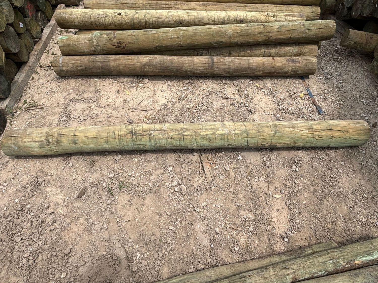 6 6" x 10' Round Fence Post