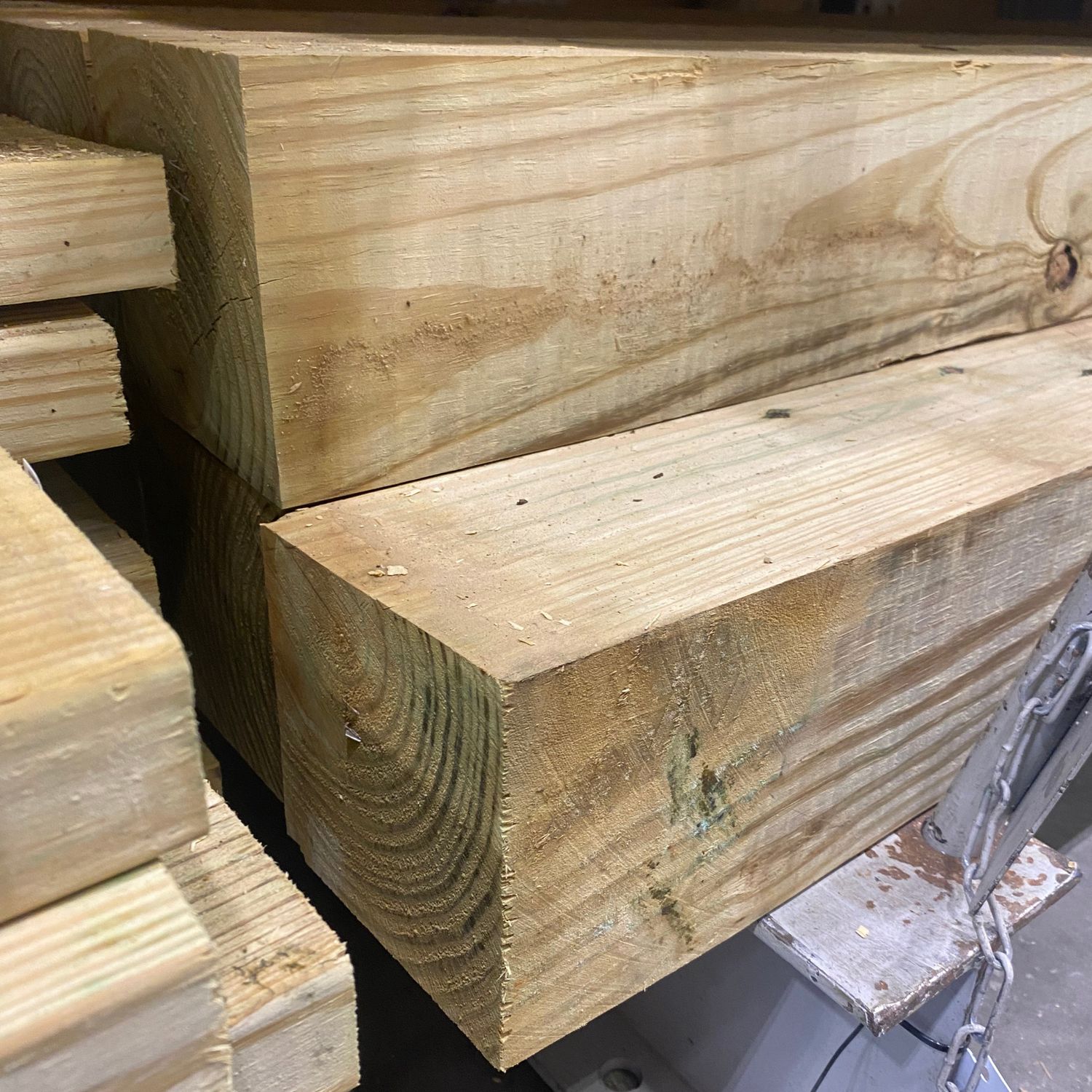 6in x 6in #2 Pine Fresh Water Submersion Treated Lumber