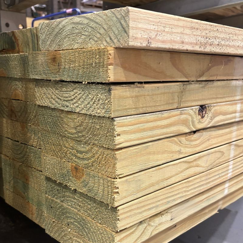 2in x 8in #2 Pine Ground Contact Treated Lumber