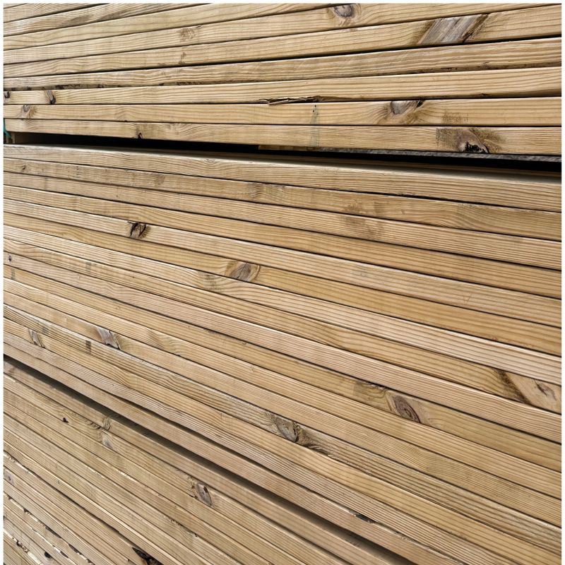 3in x 8in #2 Pine Fresh Water Submersion Treated Lumber