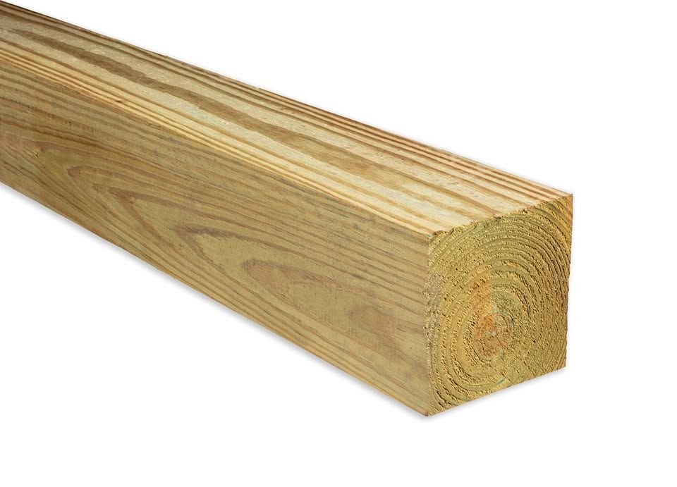 4in x 4in x 8ft #2 Pine Ground Contact Treated Lumber 4in x 4in x 8ft #2 Pine Ground Contact Treated Lumber