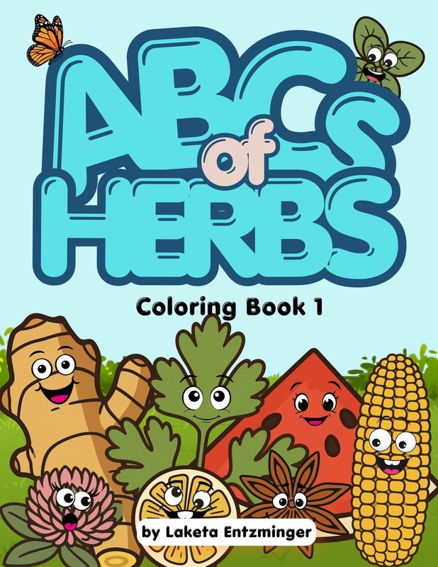ABCs of Herbs: Coloring Book 1