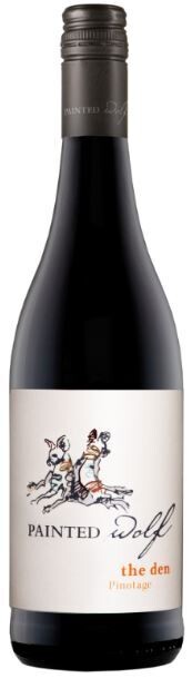 Painted Wolf The Den Pinotage case of 6