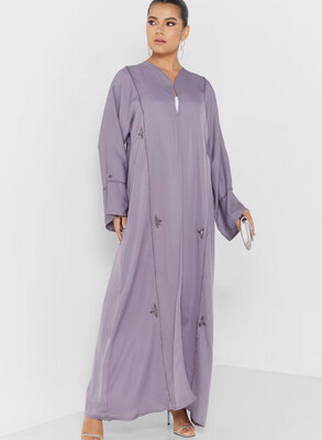 Embellished Wide Sleeve Abaya