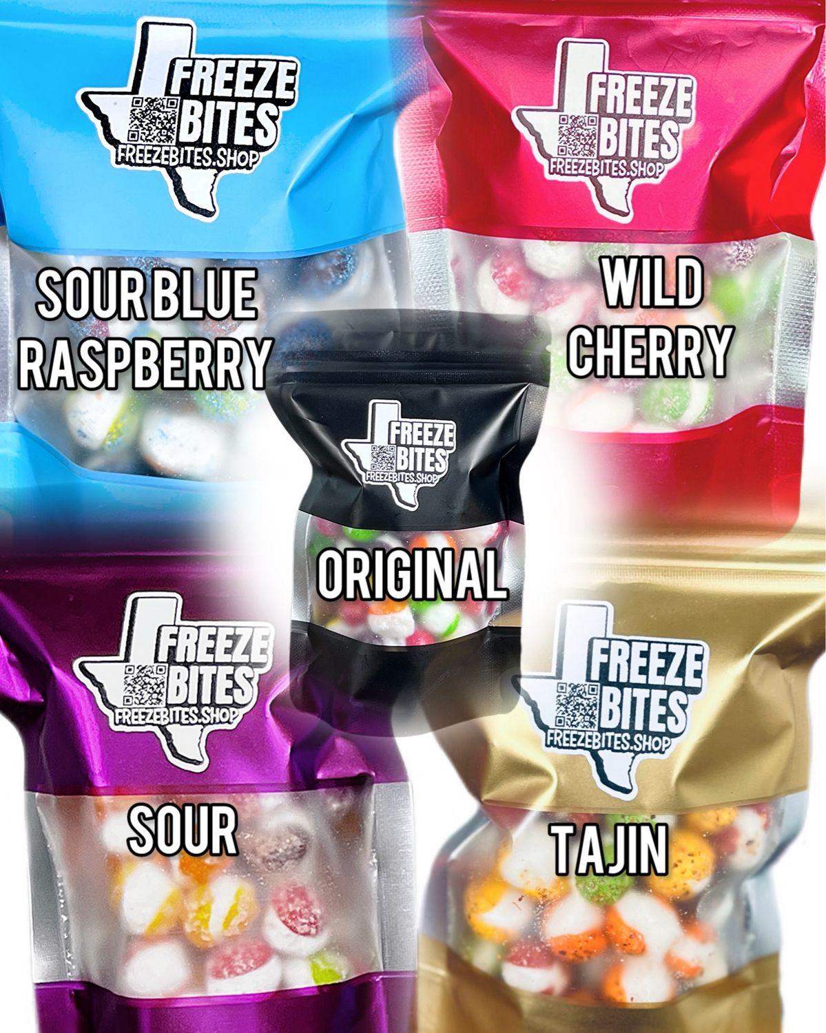 Five Flavor Variety Rainbow Blasters