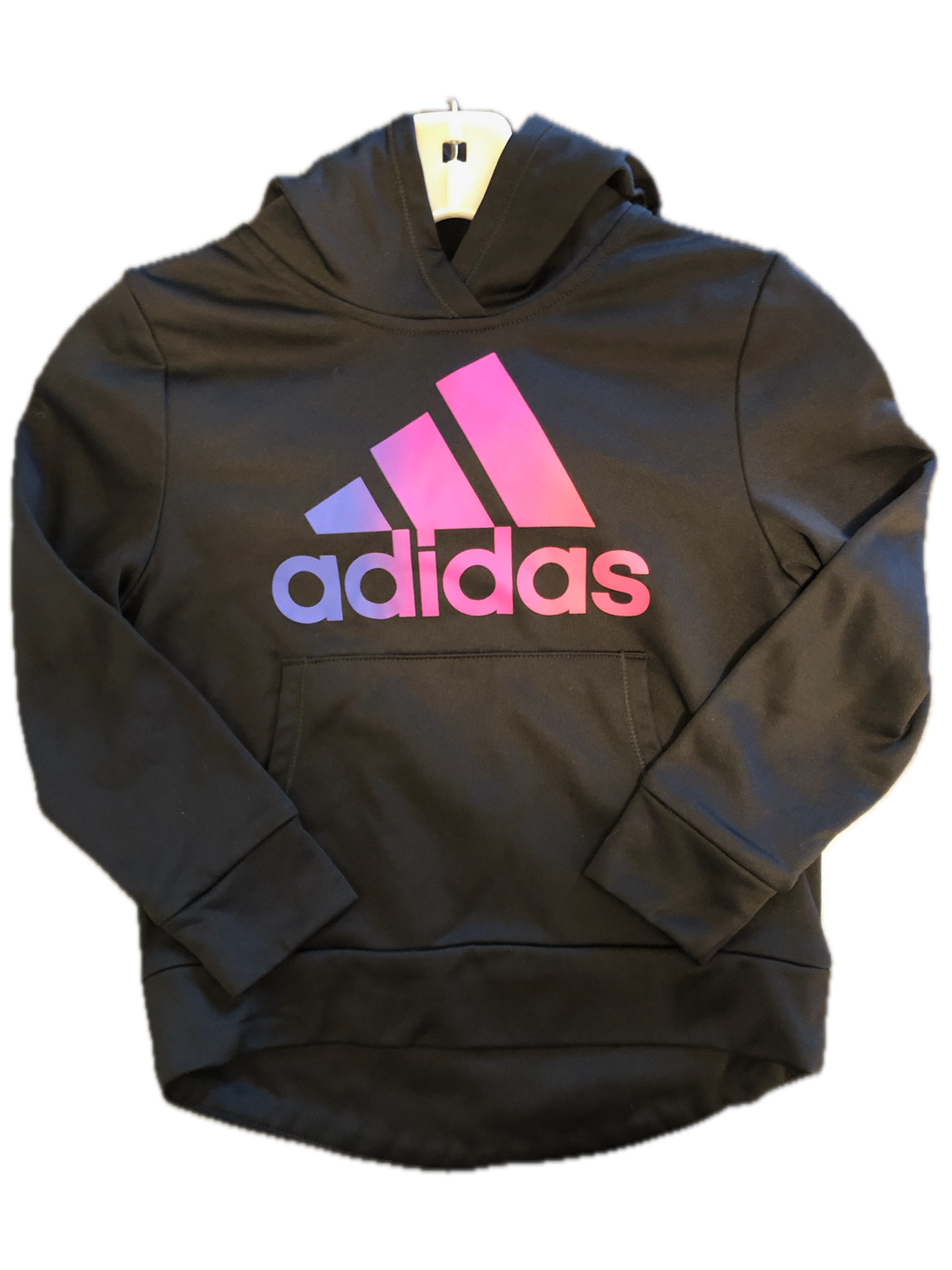 Adidas Black with Rainbow Logo