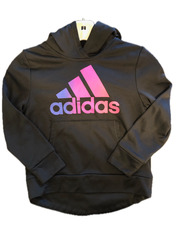 Adidas Black with Rainbow Logo
