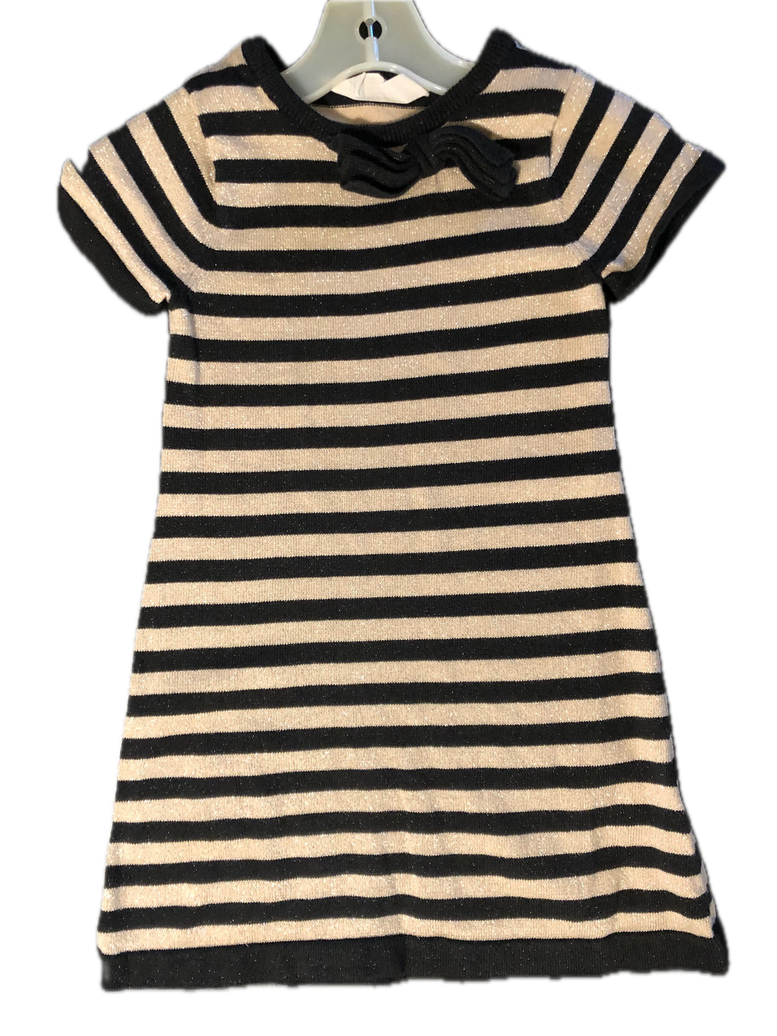 H&amp;M Black and Beige Dress