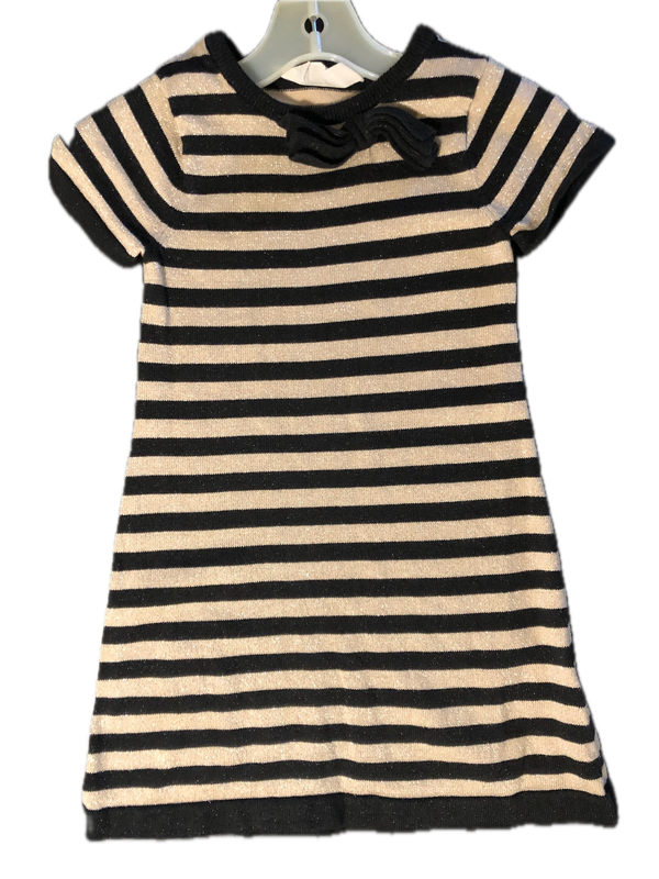 H&amp;M Black and Beige Dress