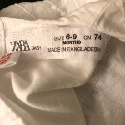 Zara Baby Shirt White