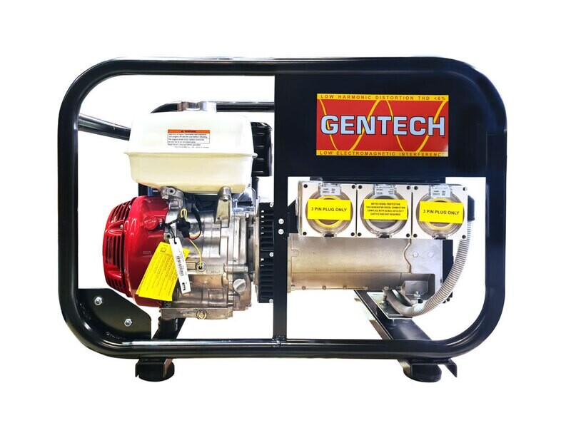 Gentech 8 kVA RCD Honda Powered Generator Gentech 8 kVA RCD Honda Powered Generator