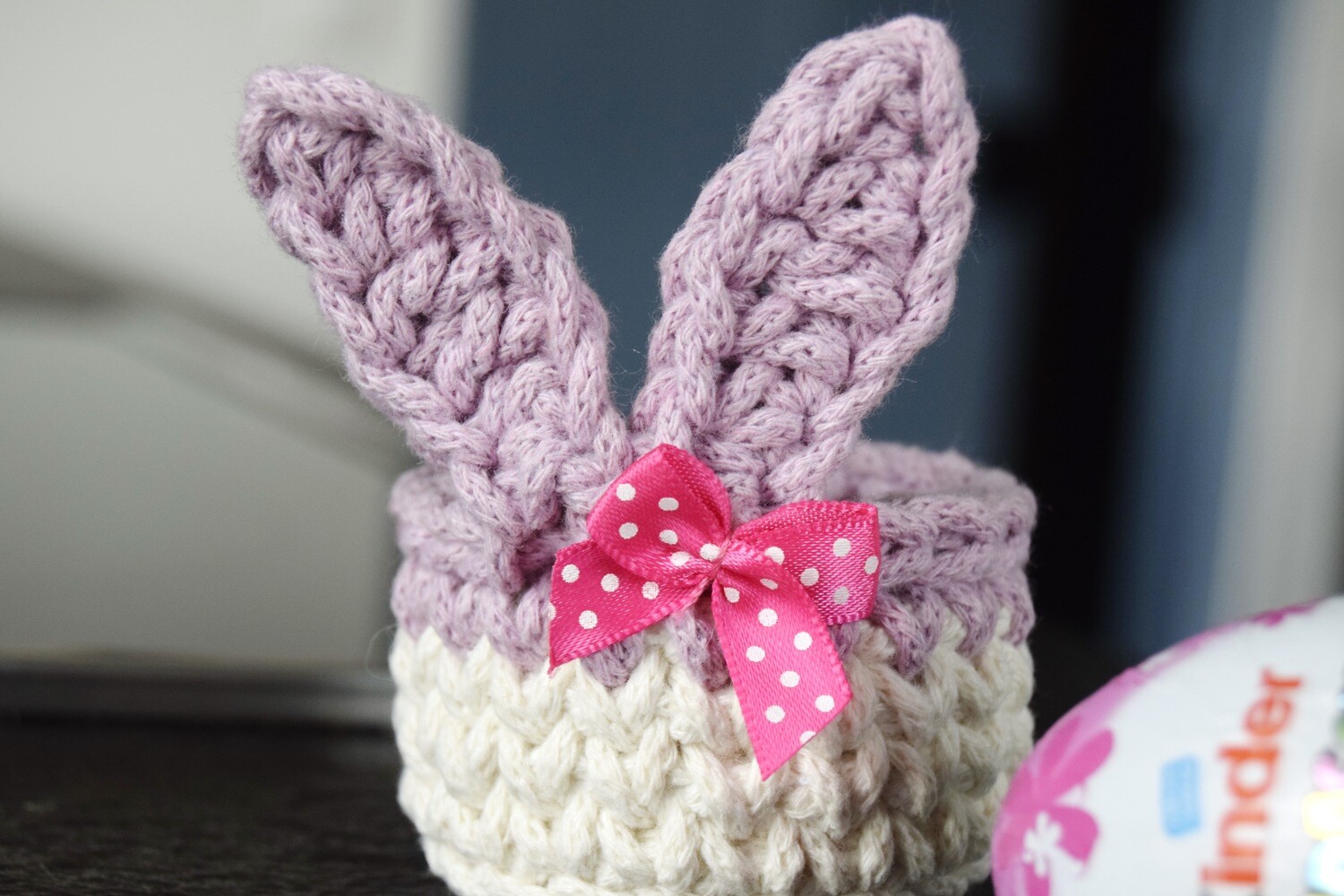 Häkelanleitung für die Mini-Hasen-Körbchen STUPSI