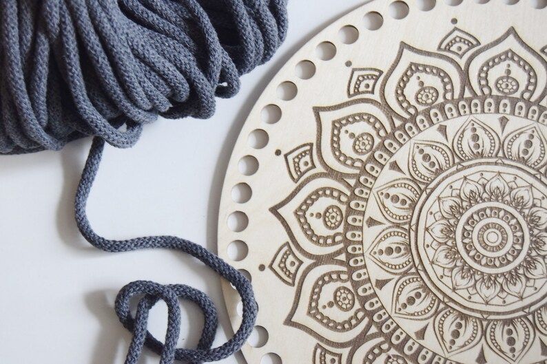 MANDALA  Holzböden mit Motiv, Rund in allen Größen