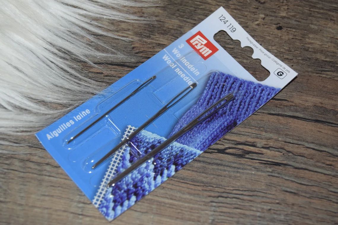 PRYM 3 Wollnadeln mit stumpfer Spitze