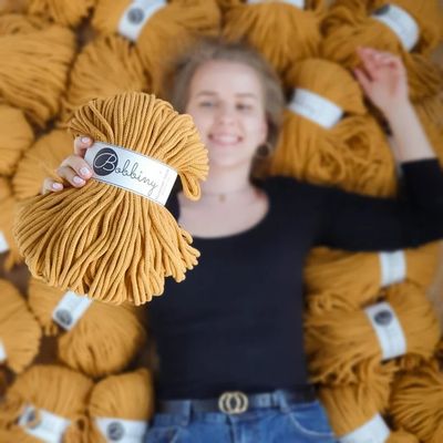 Bobbiny Premium 5mm, perfekt zum Häkeln für stabile Körbchen