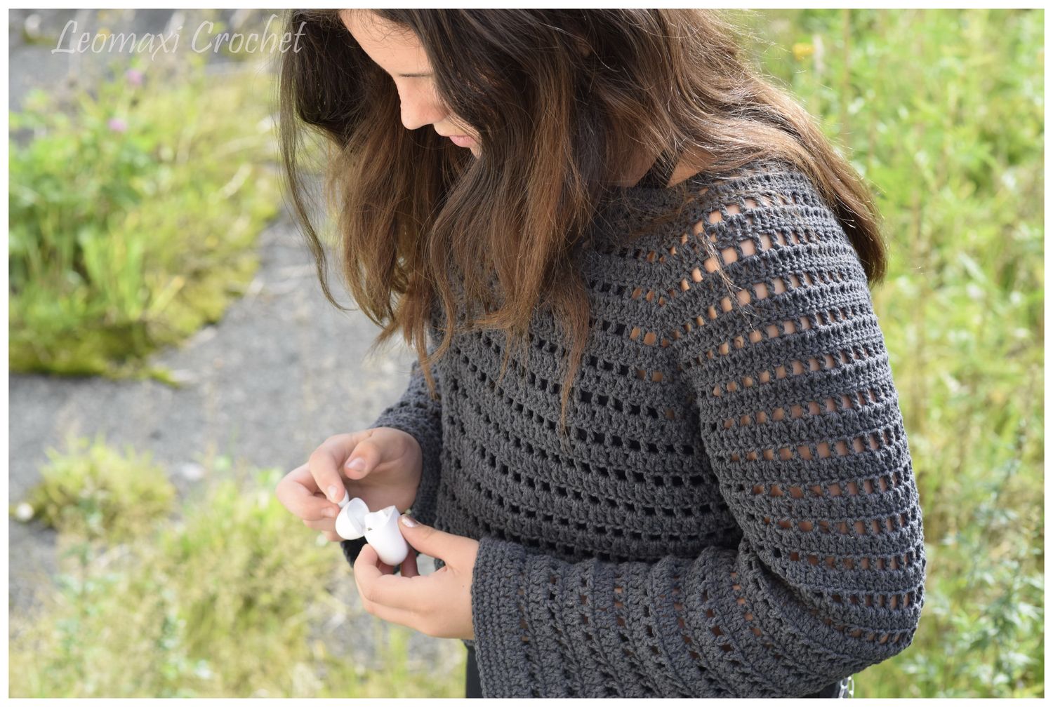 + SADIE + Crop Pullover häkeln, Häkelpulli, Crop Pulli