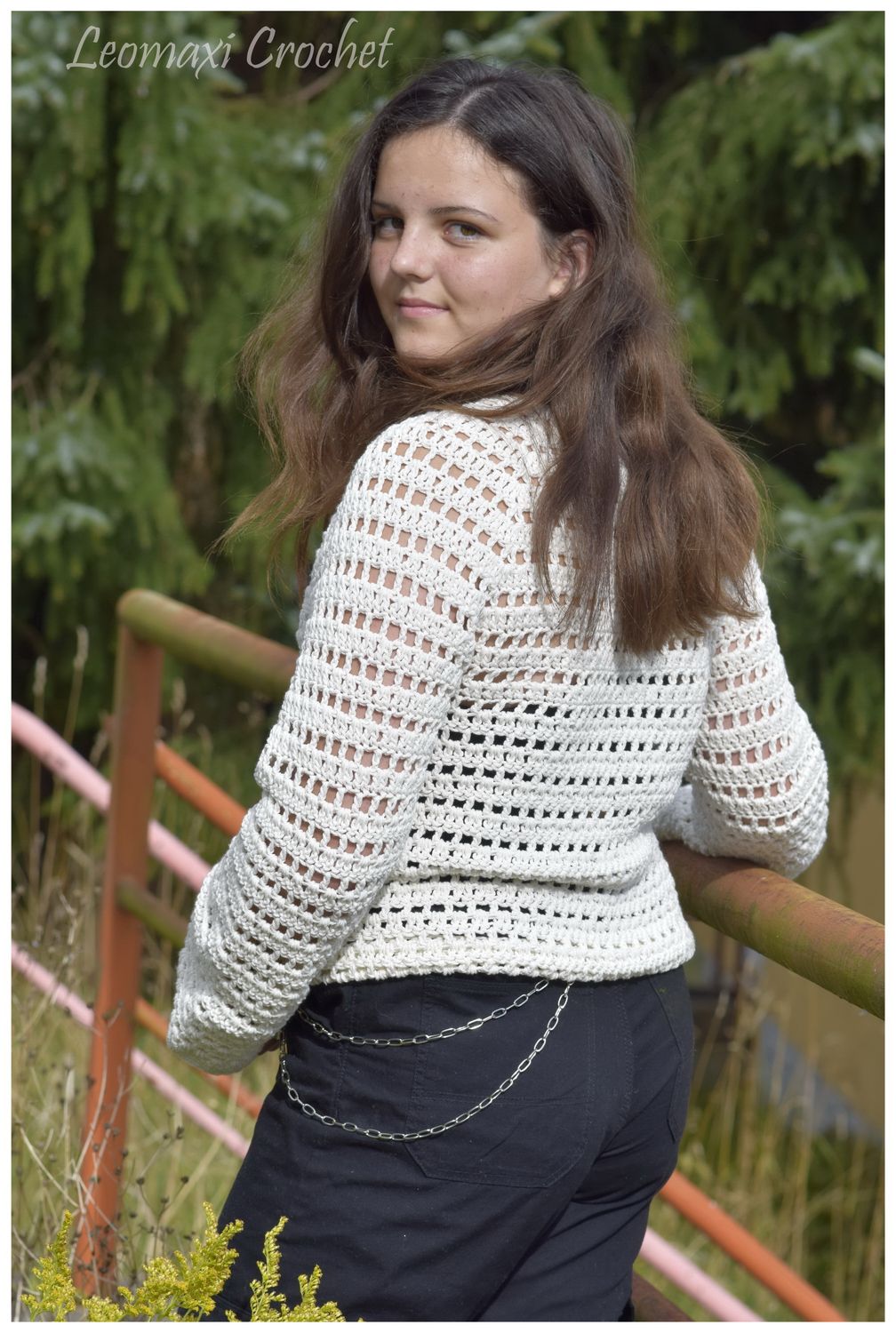 + SADIE + Crop Pullover häkeln, Häkelpulli, Crop Pulli