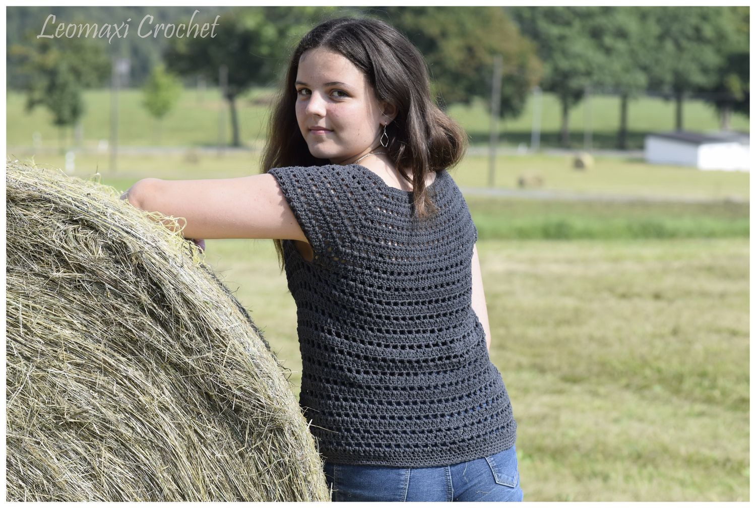 + SADIE + Crop Pullover häkeln, Häkelpulli, Crop Pulli