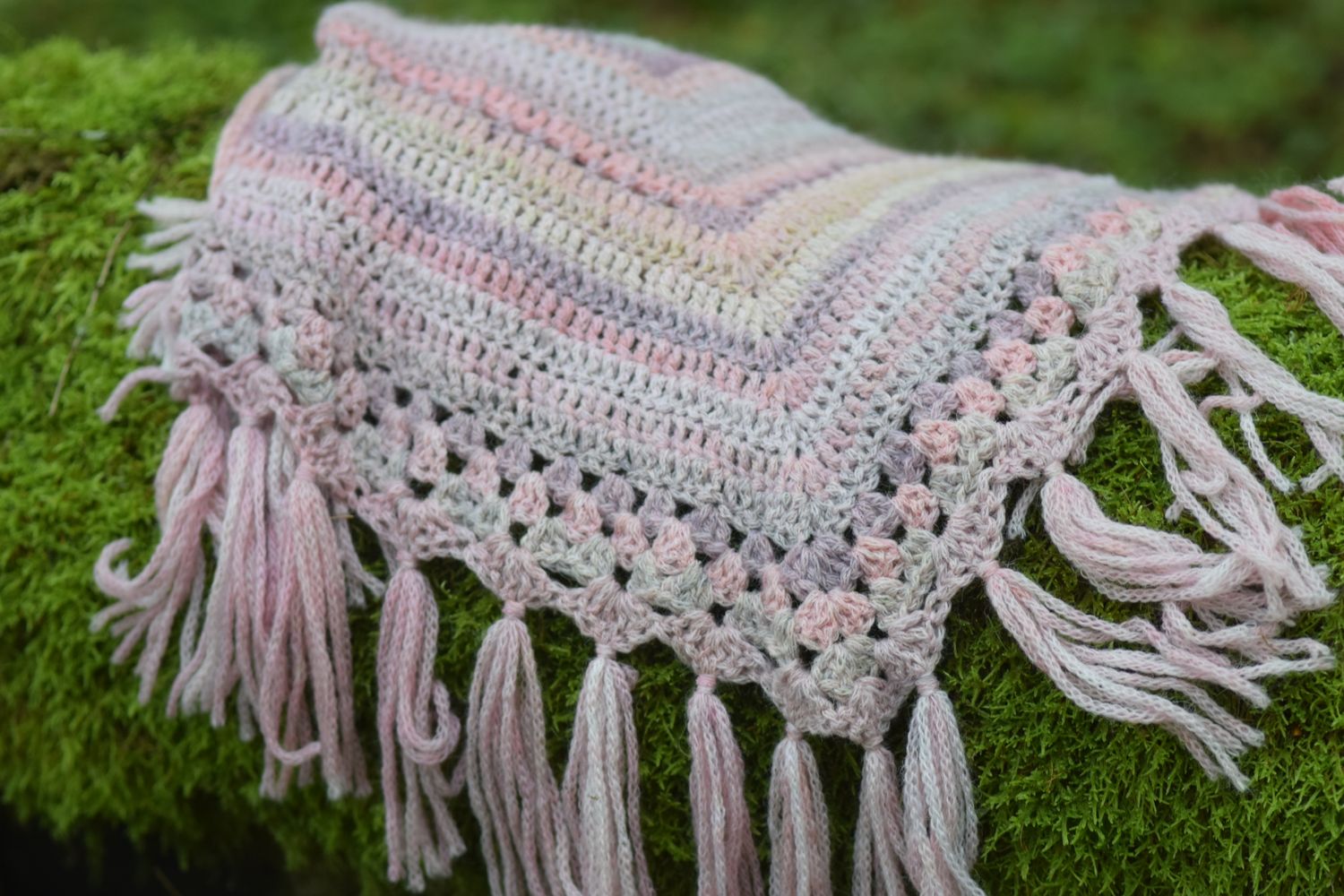 DIY-Set + JORA + Herbsttuch im Farbverlauf häkeln